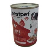 Bestpet Lamb Adult Dog влажный корм для взрослых собак с ягненком в желе 400 гр
